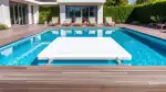Kindersichere Poolabdeckung