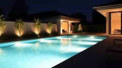Poolbeleuchtung für magische Sommerabende