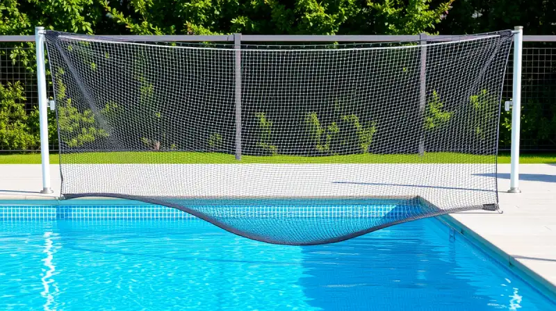 Poolsicherheitsnetz installieren - Schritt für Schritt
