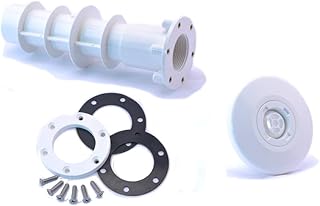 Pool-Profi24.de Wanddurchführungsset ABS mit Einlaufdüse, Flanschsatz und Mauerdurchführung