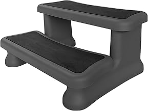 CANADIAN SPA CO. Universaltreppe für Hot Tub, 2 Stufen, 40 x 72 x 52 cm, Einstiegshilfe Pool, ru…