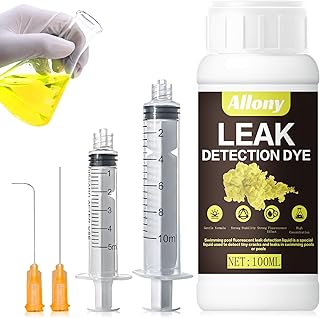 Allony Universelle Lecksuche, Wasserfärbemittel zur Leckageortung, Lecksuche Pool, Wird in Klima…