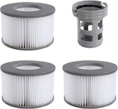 Filterkartuschen für MSpa Whirlpoal, Filter Zubehör für MSpa aufblasbare Pools, 3pcs Filter + …