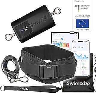 Bundle Aktivitätstracker + Schwimmgurt – Top Schwimmtrainer für zu Hause, Widerstandstraining, …