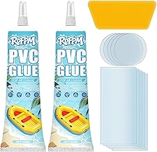 Pool Reparaturset mit Flicken, Transparent – Langlebig Flickzeug Luftmatratze, Wasserdicht, PVC K…