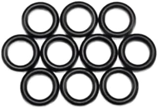 Einzelne Premium O-Ringe aus NBR70 in Carbon Black, Dichtungsringe (10 Stück, 6,3×2,4)