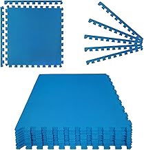 Montafox 2,88 m² Unterlegmatte 1 cm Dicke Poolmatte 8er Set blau 60 x 60 cm Bodenfliesen Pool Wh…