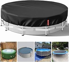 Poolabdeckung Rund 460, Verdicktes 420D Pu Pool Winterabdeckung, UV-Schutz Poolabdeckung Winter m…