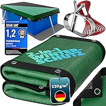 poolomio® Poolabdeckung rechteckig 700 x 400 cm Pools | 2in1 Solarplane & Winterabdeckung 7 x 4 …