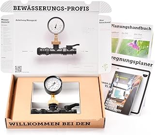Messgerät Druck / Durchfluss zur Bestimmung der verfügbaren Wassermenge für die Garten-Bewäss…