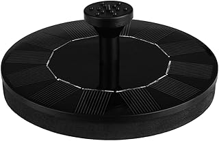 Solarbrunnen Schwimmbrunnen Wasserbrunnen Solarbetriebene Brunnenpumpe für Garten Pool Teich mit…