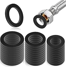 30 Stück Dichtungsringe 1/2 Zoll 3/4 Zoll 1 Zoll Flachdichtungen Dichtung Gummi Wasserhahn Unter…