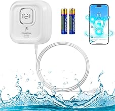 Wassermelder, Wasseralarm WLAN 100 dB Lauter Wassersensor, Wassermelder mit Smart Life App Fernbe…