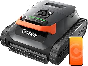 (2026 Neu) Gosvor Poolroboter Wand und Boden, Wasserlinie, Flachzone 4-in-1, Bis zu 200 Min. Lauf…