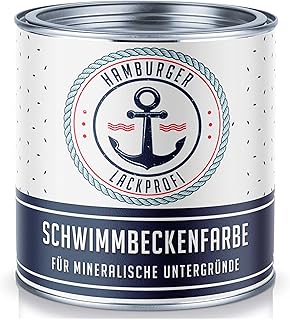 Schwimmbeckenfarbe SEIDENMATT für Beton FARBAUSWAHL Poolfarbe Schwimmbadfarbe Schwimmbeckenbesch…