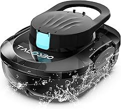 Pleco S1 Poolroboter Akku, Leichter Poolsauger mit Dual-Antriebsmotoren, 80 Min Reinigungszeit, 2…