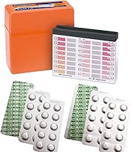 Testkit Set inkl. 60 Testtabletten (Rapid), Wassertester und Aufbewahrungsbox, 30x DPD1 Chlor/Bro…