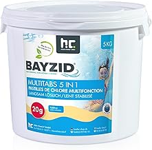 Höfer Chemie 5 in 1 Multitabs Pool 20g – 5kg – Chlortabletten für Pool 20g – 5-Phasen Pflege & …