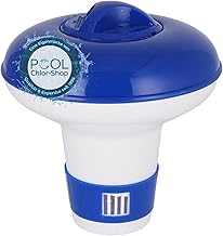 Dosierschwimmer Klein I Einstellbarer Dosierer zur Chlorzugabe für Pools I Pool Dosieranlage ide…