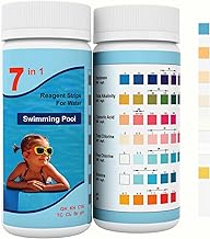 7-in-1 Pool Teststreifen für pH und Chlor& Cyanursäure –Präzise Wassertester für Pool & Whi…