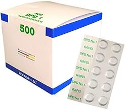 well2wellness® Pool Testtabletten/Messtabletten DPD No. 1 RAPID für den Chlorwert – 500er Pack