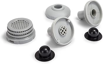 Intex Anschluss-Set Ø 32 mm – kompatibel mit Wasserbelebung, Grau