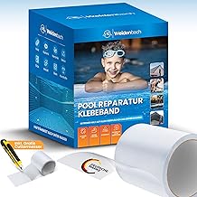 Pool Reparaturset – starkes und wasserdichtes unterwasser Klebeband – langlebiger Unterwasserkleb…