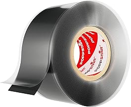 POPPSTAR selbstverschweißendes Silikonband, 3m x 25mm, Isolierband und Dichtungsband (Wasser, Lu…