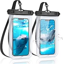 YOSH wasserdichte Handyhülle [2 Stück], 7,0 Zoll IPX8 Unterwasser Handyhülle, Wasserfeste Hand…