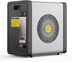 Mini-Wärmepumpe für Pools – 5 kW, steckerfertig, leise (29–45 dB), COP 5,5, 220–240 V –…