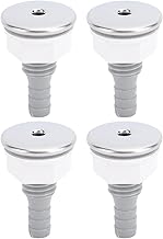 4er-Pack gerade SPA-Sprudeldüsen, Pool-Jet-Massagearmatur mit einstellbarem Durchfluss, eingebau…