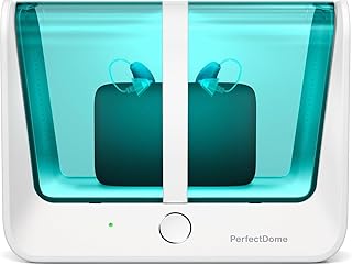 PerfectDome Entfeuchtungsgerät und UV-C-Behandlung für Hörgeräte allein oder mit ihren Ladege…
