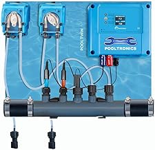 Chlor – automatische Wasseraufbereitung mit Chlor- und pH-Dosiersystem für Spa und Pool bis 15…