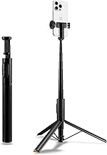 Spigen Handy Stativ mit Bluetooth Fernbedienung [Auto-Open], Selfie Stick mit Stativ [Klapphalter…