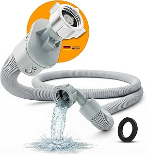 Sicherheitszulaufschlauch mit Aqua-Stop 1,5 m – inkl. gratis Ersatzsieb, Zulaufschlauch für Wa…