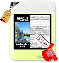ABACUS® Flüssigchlor 13–15 % | 5L Kanister | Poolchlor zur Desinfektion von Pool & Schwimmb…