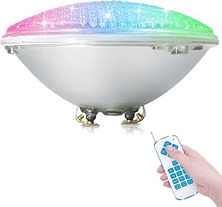 COOLWEST RGBW Schwimmbadleuchten PAR56 36W LED Poolbeleuchtung Einhänge Unterwasser ersatz 250W …