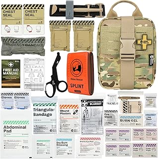 RHINO RESCUE IFAK, Erste-Hilfe-Kit, Trauma Notfallversorgung taktische mit Gaze und Bandage für …