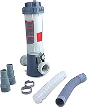 Automatischer Chlordosierer Chlorschleuse für Pool, Chemikaliendispenser mit Zubehör, Anschluss…