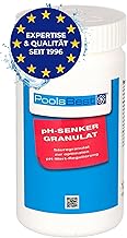PoolsBest pH Senker Granulat 1,5kg inkl. Messbecher I pH Minus zur optimalen pH-Wert Regulierung …