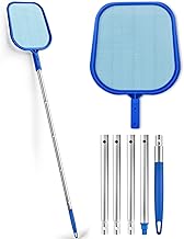 MRUN BONE Pool Kescher 155cm Poolkescher Feinmaschig Netz für Pool, Schwimmbad, Teich, Aufstellp…