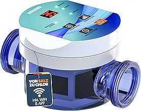 poolomio® Chlorinator für Pools bis 20 m³ mit Smarter App-Steuerung | Salz-Elektrolysegerät 5…