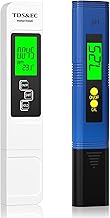 RUNBO 4 in 1 pH Messgerät Wasser – 0,00-14,00 pH Tester, 0-9990 ppm, Digital TDS/EC/Temperatur T…