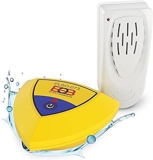 ELEKTROBOCK Pool-Alarm – Schwimmender Bewegungssensor mit 95dB Sirene | Wasser bewegt Sich – Funk…