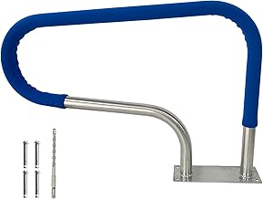Pool Haltegriff aus Edelstahl V2A, 90x59cm Pool-Handlauf für Einbaupools, Sicherheitshandläufe …