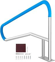 VEVOR Pool-Handlauf, 1395 x 810 x 100 mm Pooleinstieg Edelstahl mit Grundplatte für Innen-/Auße…