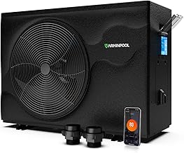 Pool Wärmepumpe bis 12 kW für Pools bis 45.000 L, Inverter Poolheizung elektrisch mit Heiz- & K…