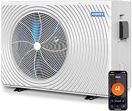 H10 Inverter Pool-Wärmepumpe 10 kW | Poolheizung für Pools von 34-45 m³ | COP 16, >45% Energie…
