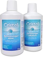 Cristal Poolrand- & Beckenreiniger Set – Effektive Reinigung für Poolränder & Becken – Schmutz-…