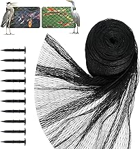 Teichnetz Vogelschutznetz taubennetz für Garden, 12x12mm feinmaschig 30g/m²,Robust Reißfest UV…